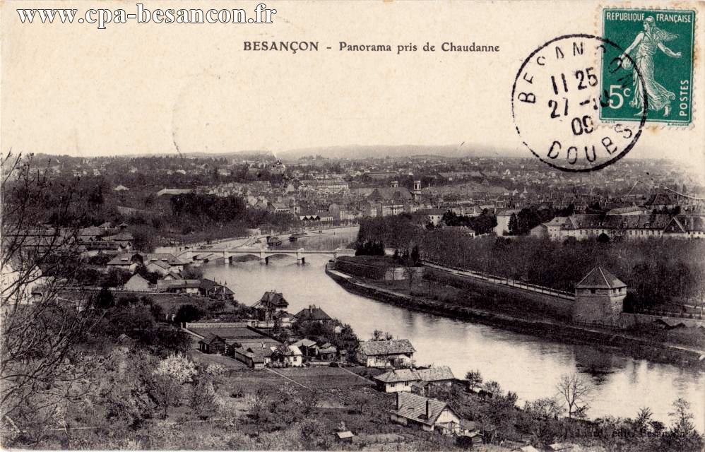 BESANÇON - Panorama pris de Chaudanne
